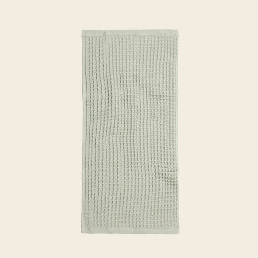 Organic Weightless Waffle Hand Towel: Aloe / Individual