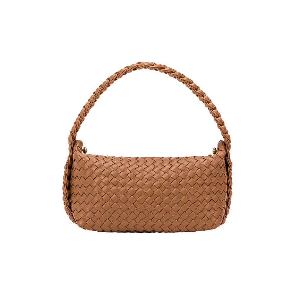 Alma Tan Recycled Vegan Top Handle Bag