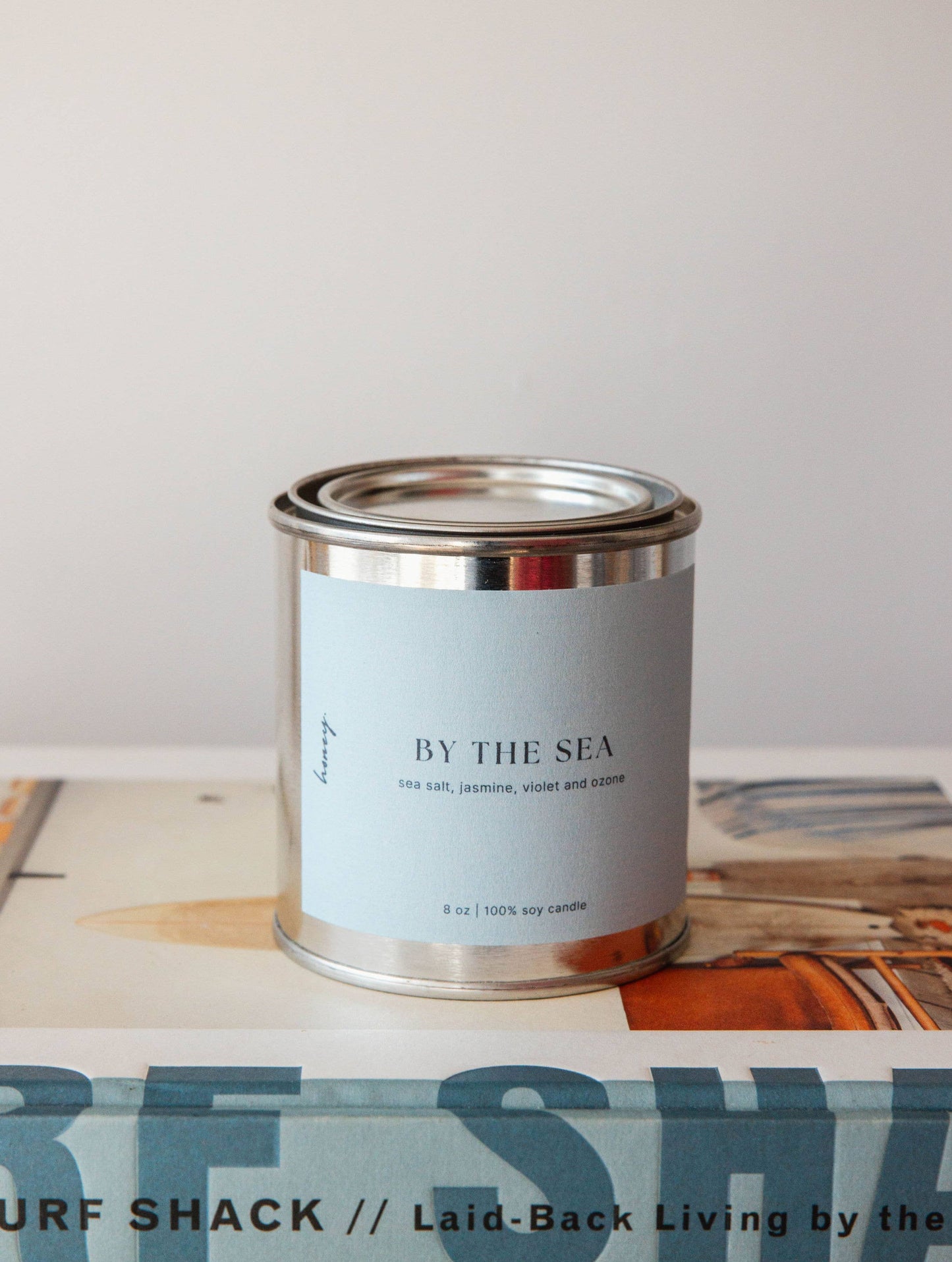 By The Sea - 8oz Wood Wick Soy Candle