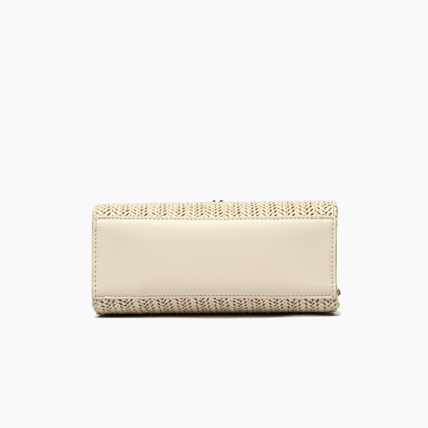 Stella Straw Crossbody Purse: Blush