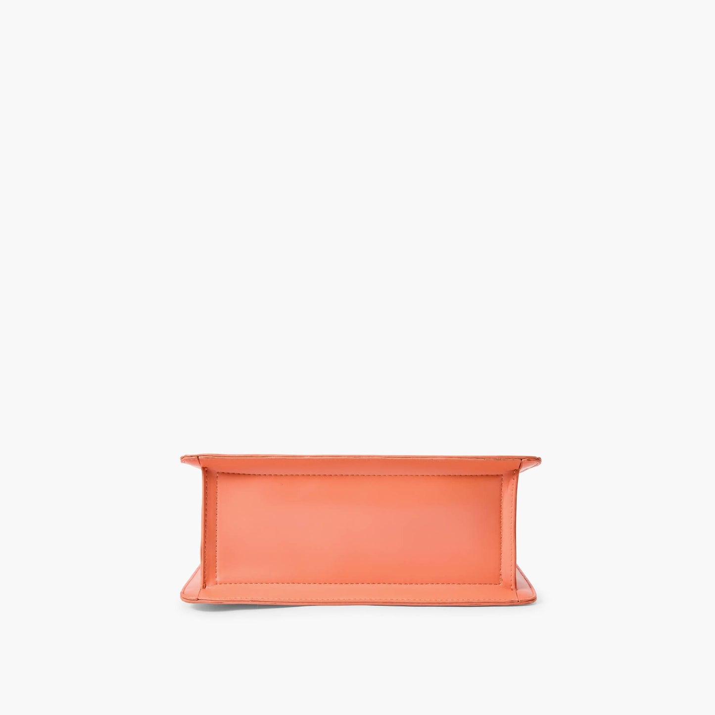 Eden Wooden Handle Satchel: Coral