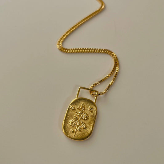 Bloom Affirmation Necklace - Gold