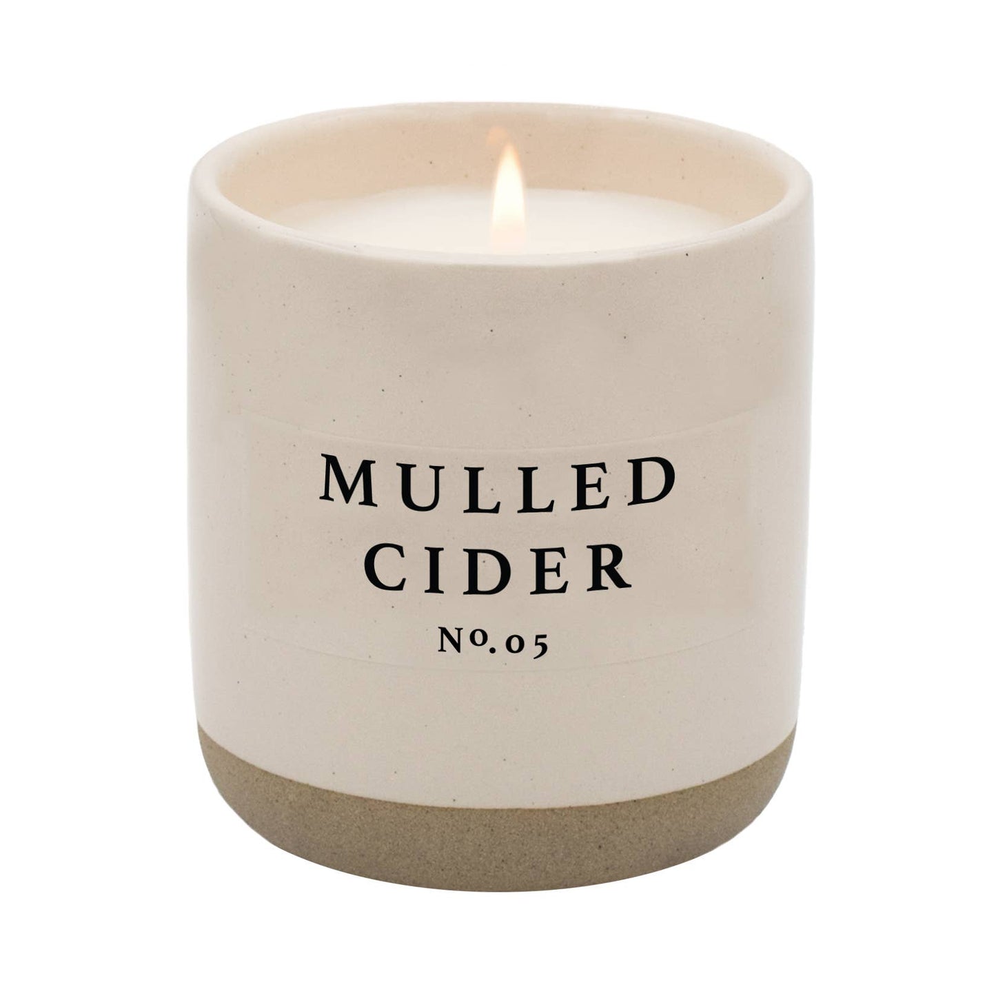 Mulled Cider Soy Candle - Cream Stoneware Jar - 12 oz - 15% Off