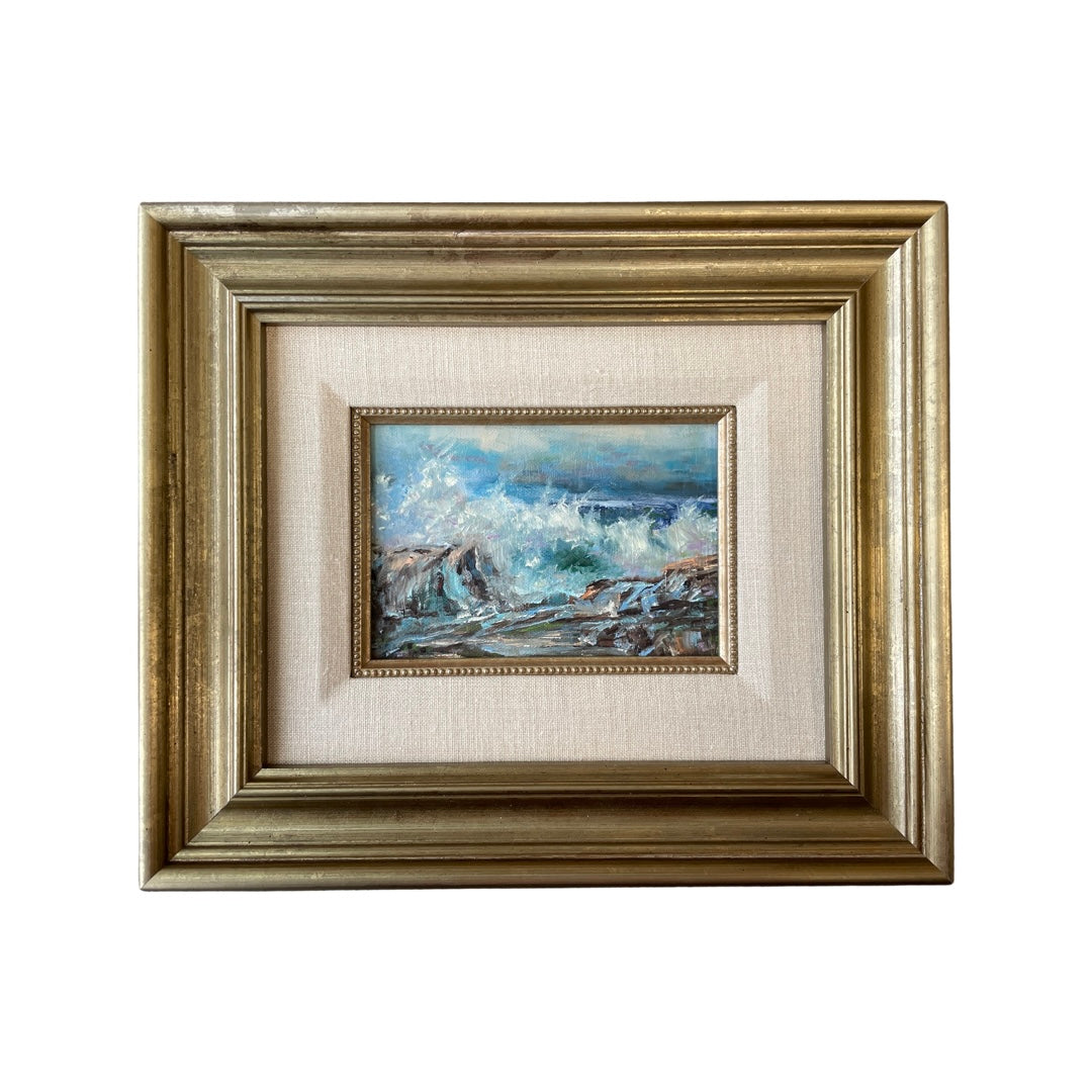 Set of Two Vintage Seascapes