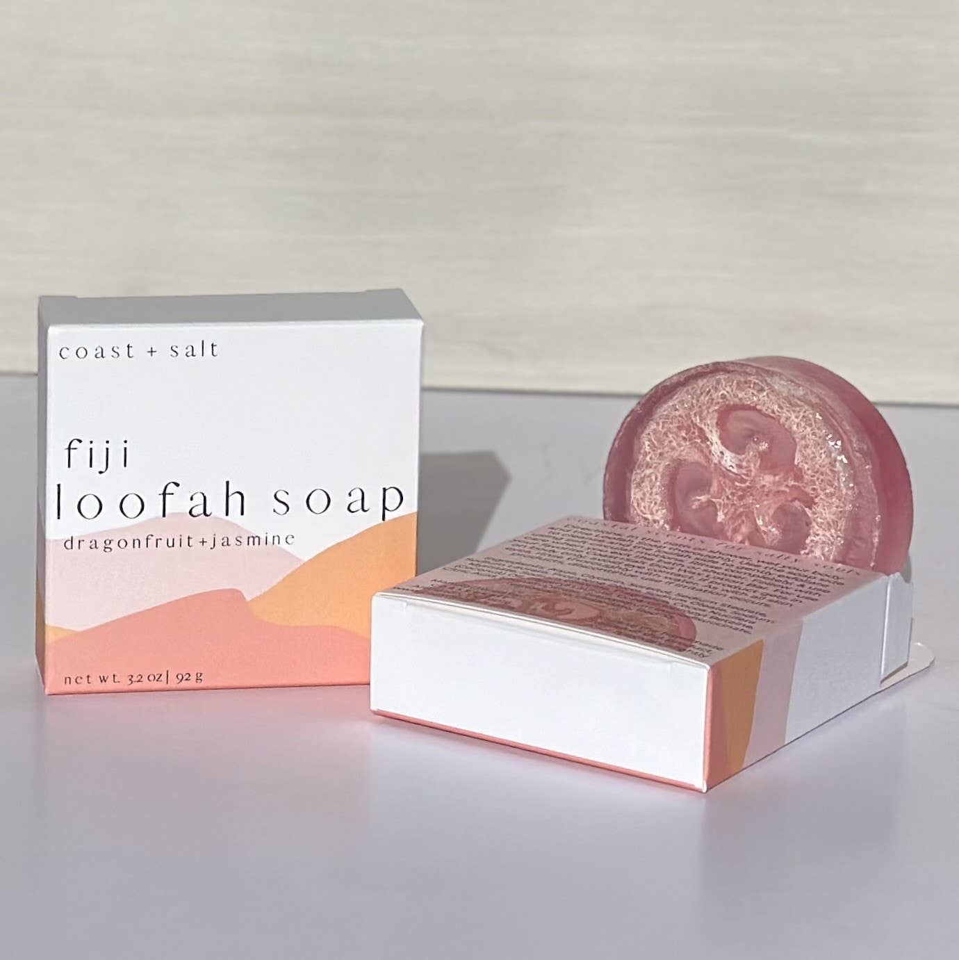 Fiji Loofah Soap - Dragon Fruit and Jasmine