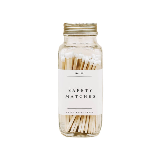 Safety Matches - White - 60 Count